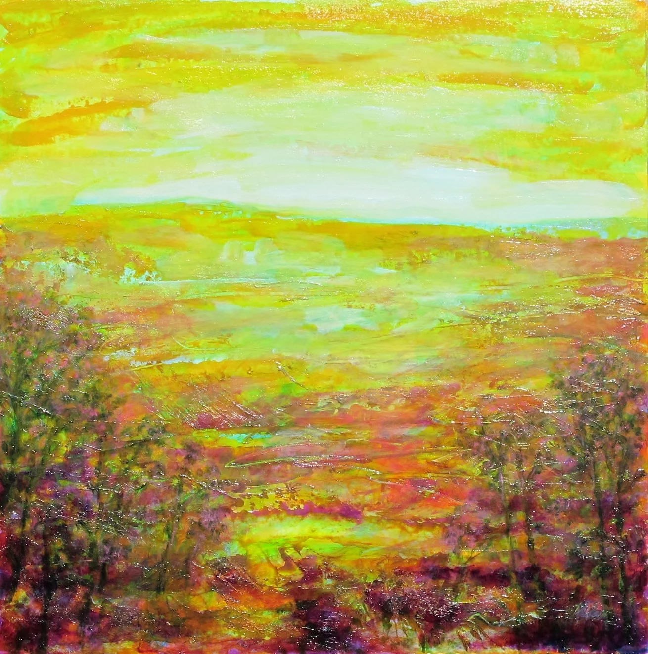 Printemps, acrylique sur papier, 68X68 printemps_acrylique_sur_papier_68X68