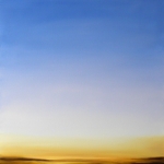 1_horizon_huile_sur_toile_70X70. Vendu.