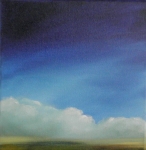 nuages_d_ete_huile_sur_toile_20X20
