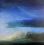 soir_huile_sur_toile_50X50. Vendu.