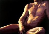acrylique sur carton, 50X35
