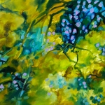 Lumières d'automne, huile sur toile, 60X60 cm. Disponible