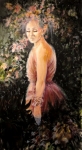 Flora, disappointed, acrylique sur toile 150X80. Disponible.