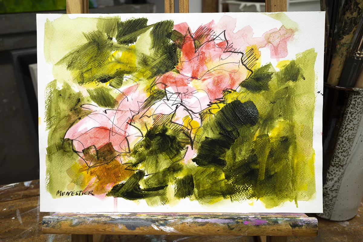 Floral sketch 4 - Image 2