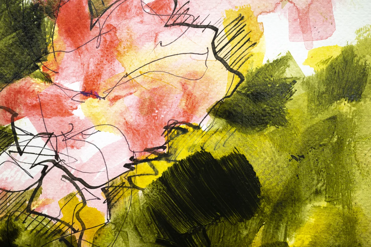 Floral sketch 4 - Image 4