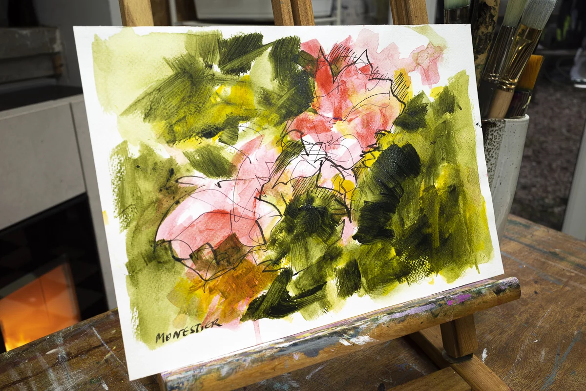 Floral sketch 4 - Image 3