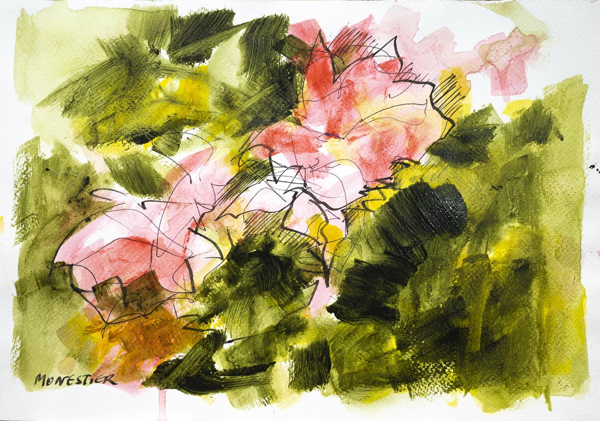Floral sketch 4